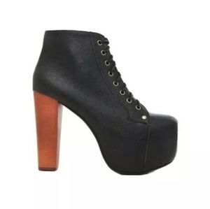 New Jeffrey Campbell handmade Lita leather boots